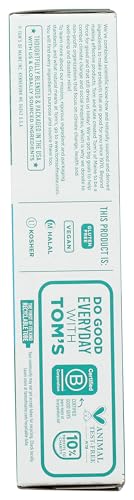 Toms of Maine Botanically Bright Peppermint Toothpaste 4 oz - Fluoride Toothpaste