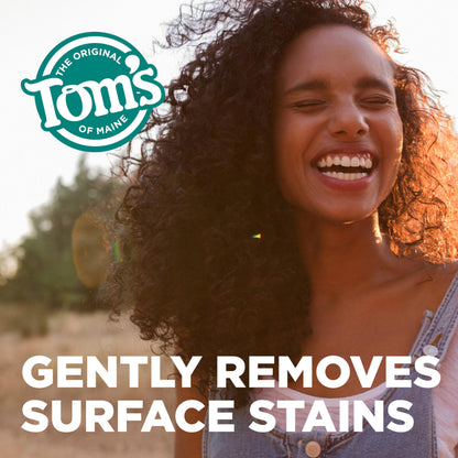 Tom’s of Maine Activated Charcoal Toothpaste with Fluoride – Peppermint, 3 Pack