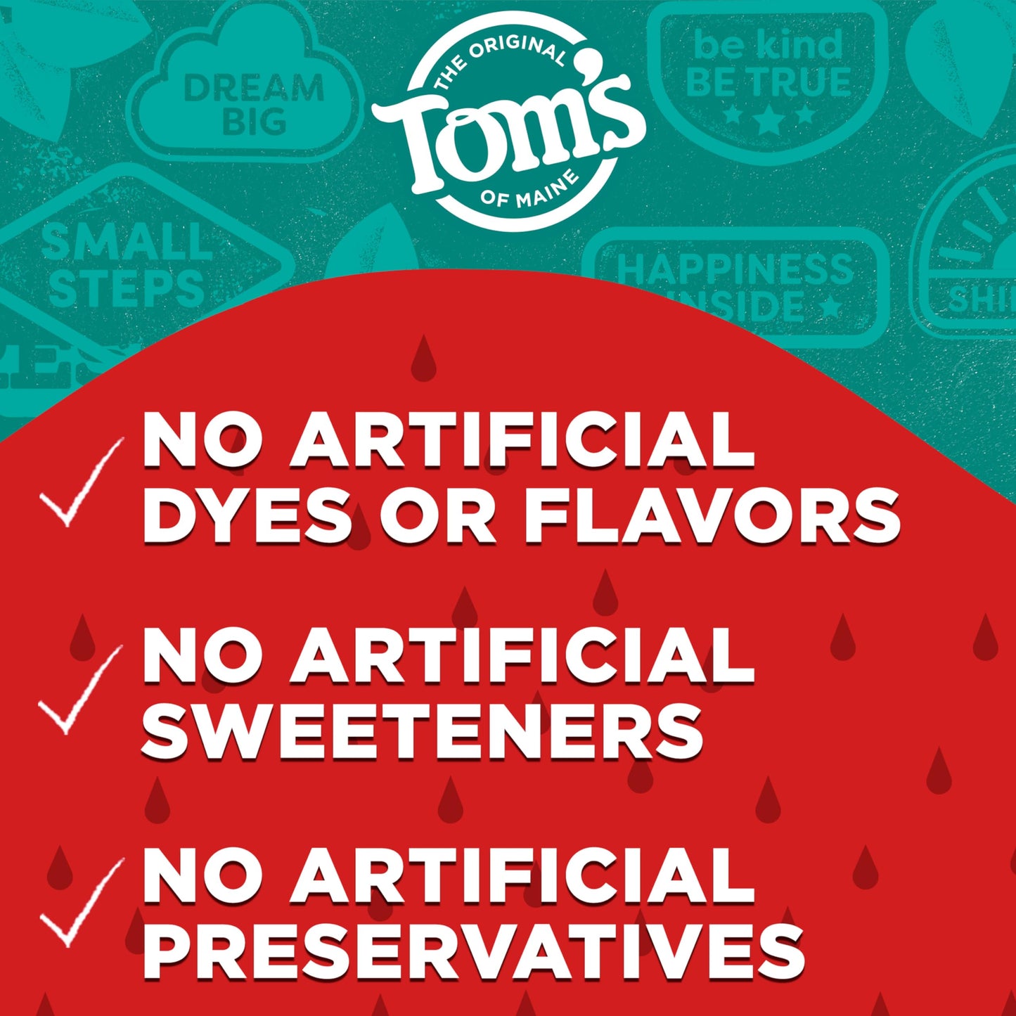 Tom's of Maine Kids Fluoride-Free Toothpaste - Silly Strawberry, Ages 2+, 3-Pack