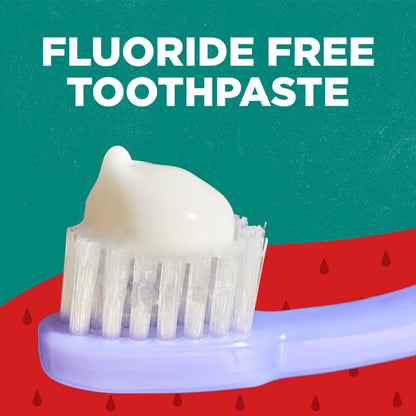 Tom's of Maine Kids Fluoride-Free Toothpaste - Silly Strawberry, Ages 2+, 3-Pack