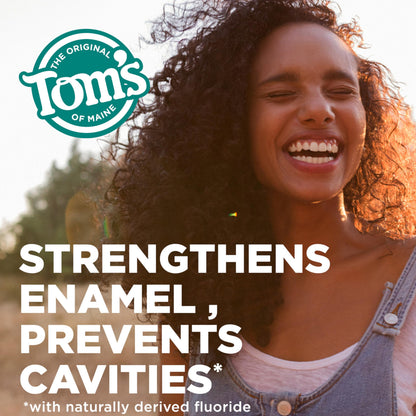 Tom's of Maine Whole Care Fluoride Toothpaste – Wintermint, 4 oz, 3-Pack