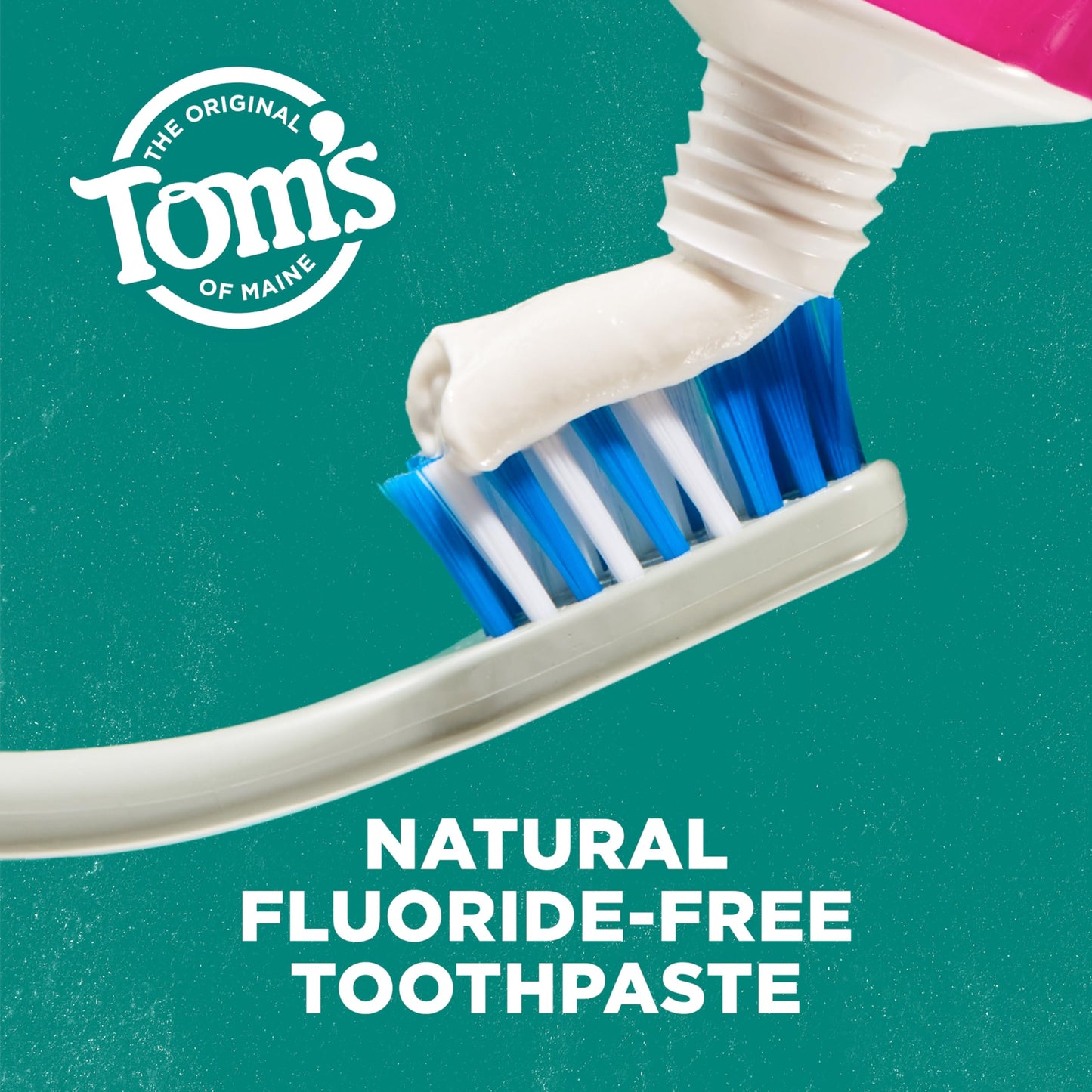 Tom’s of Maine Antiplaque & Whitening Fluoride Free Toothpaste Spearmint 3-Pack