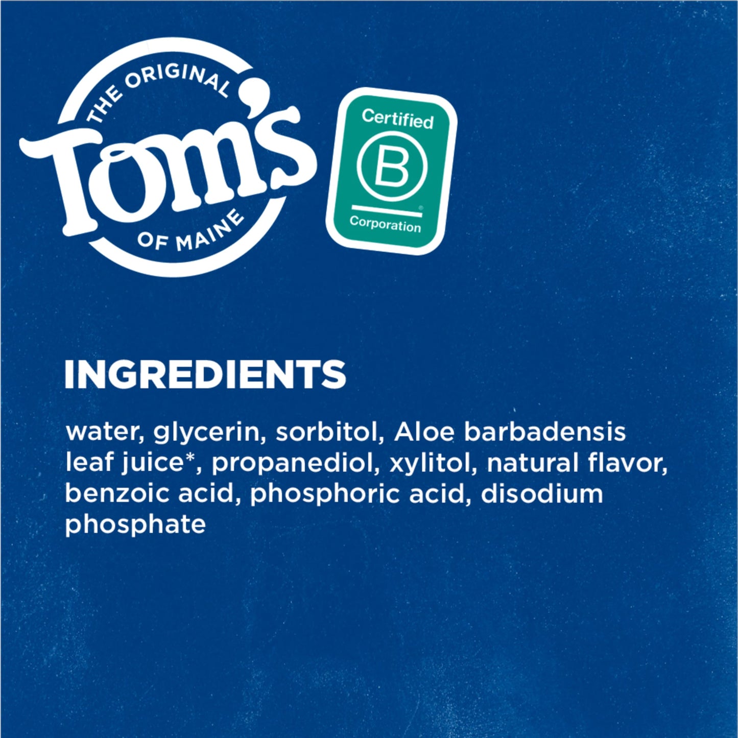 Tom's of Maine Whole Care Natural Mouthwash - Fresh Mint, 16 oz (Pack of 3)