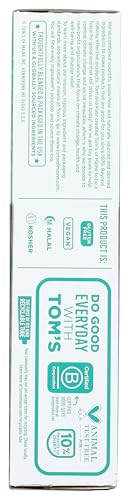 Tom's of Maine Whole Care Toothpaste with Fluoride – Peppermint, 4 oz 2-Pack