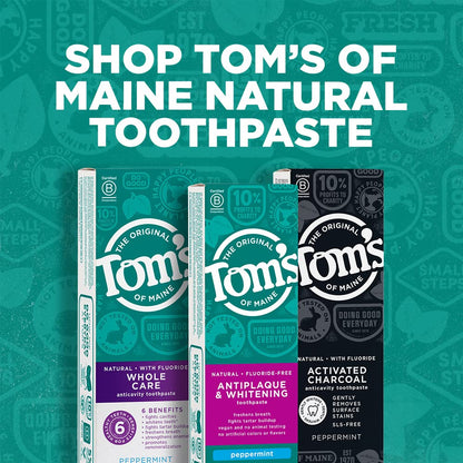 Tom's of Maine Wicked Fresh Natural Fluoride Toothpaste Cool Peppermint 4.7 oz 2-Pack
