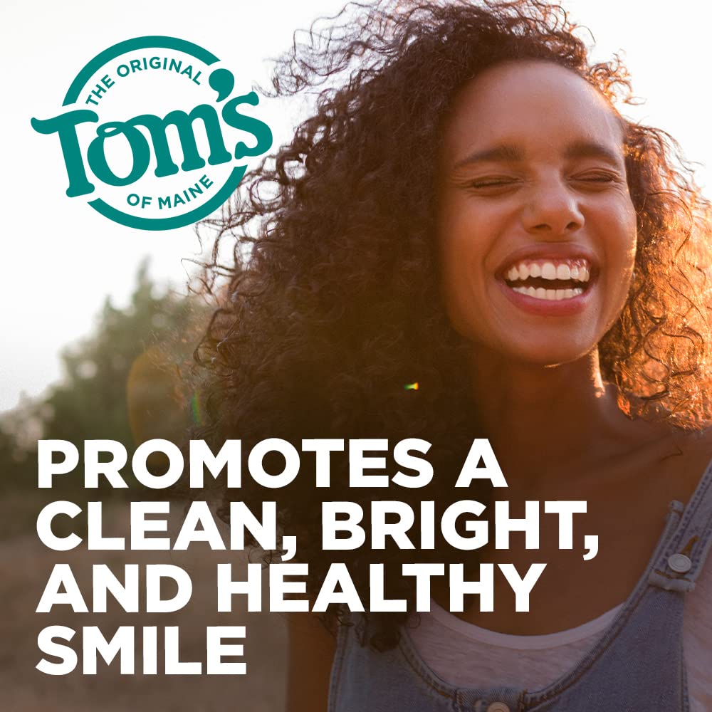 Tom's of Maine Whole Care Toothpaste with Fluoride – Peppermint, 4 oz