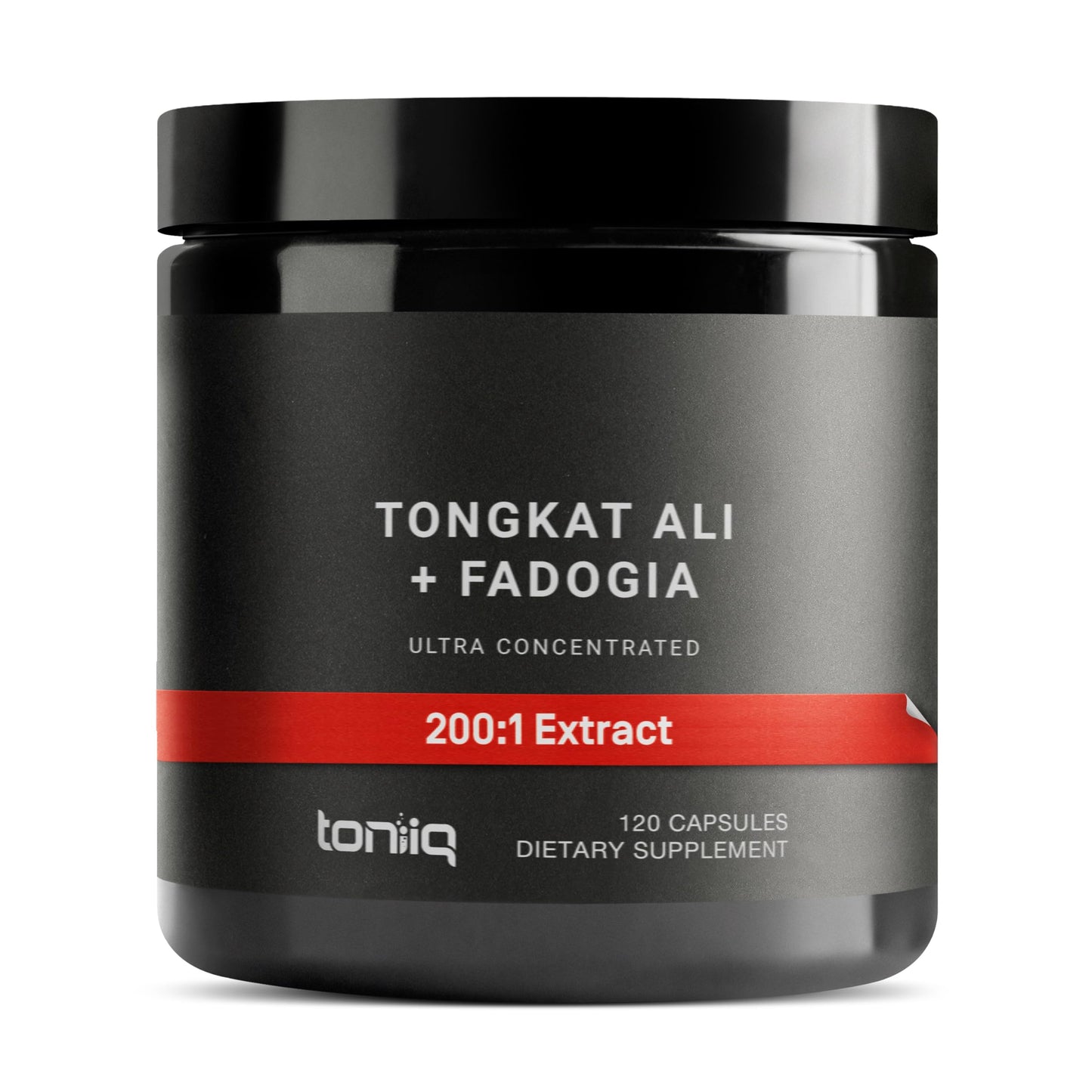 Tongkat Ali Fadogia Agrestis - Ultra High Potency 200:1 Tongkat Ali & 30:1 Fadogia Agrestis - 2% Eurycomanone -Third-Party Lab Tested - 120 Capsules