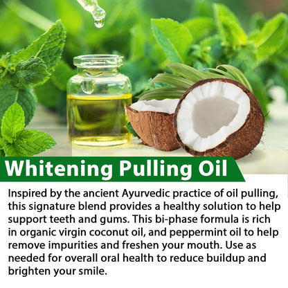 2 Pack Coconut Mint Oil Pulling Mouthwash 4.2 fl oz – Fresh Breath & Tongue Scraper