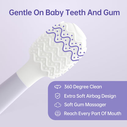 Tongueclear Kids Tongue Scraper - Baby Tongue Cleaner for Infants & Newborns