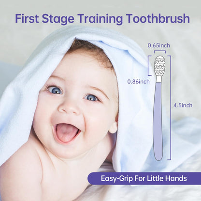 Tongueclear Kids Tongue Scraper - Baby Tongue Cleaner for Infants & Newborns