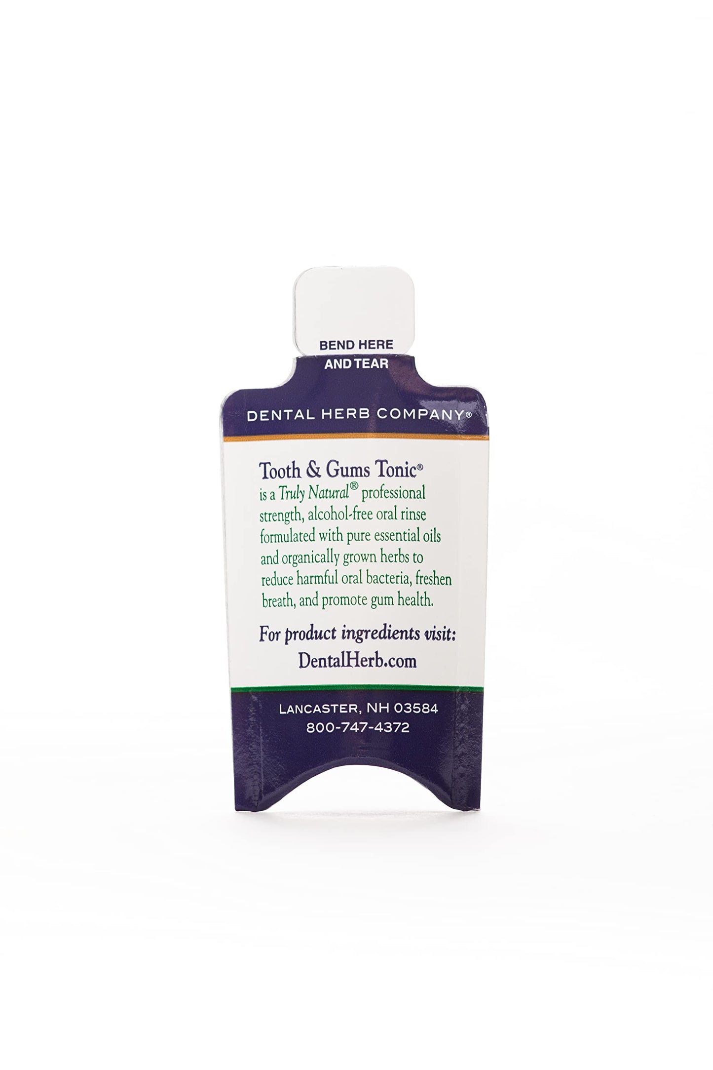 TONIC Traveler Mouthwash Minis (12 Pack) + Bamboo Toothbrush – Natural Alcohol-Free