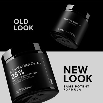 Toniiq Ashwagandha 40:1 Extract – 25% Withanolides | 120 Capsules