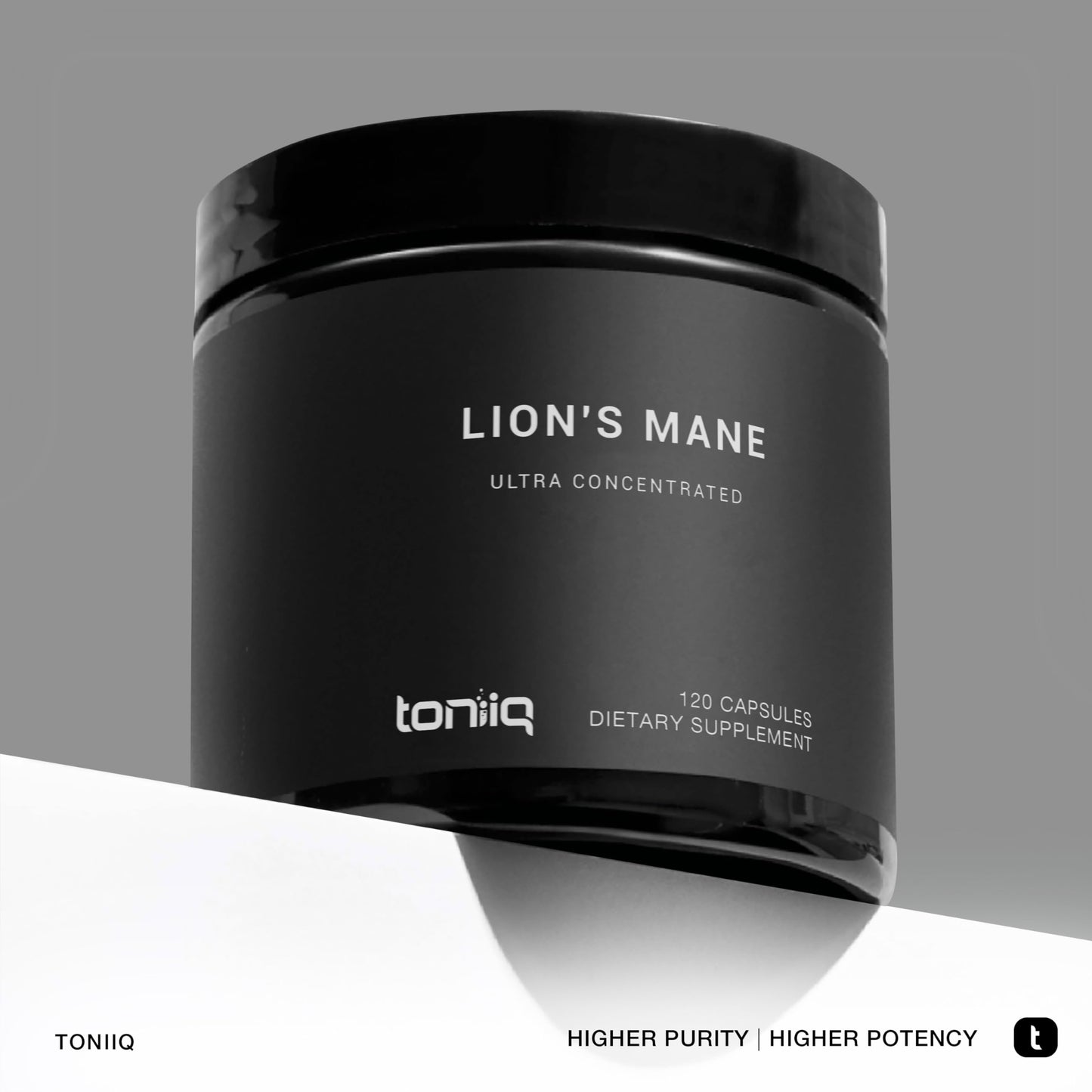 Toniiq Lion’s Mane Ultra High Potency 10:1 Extract | 30% Polysaccharides | 120 Caps | Lab Tested