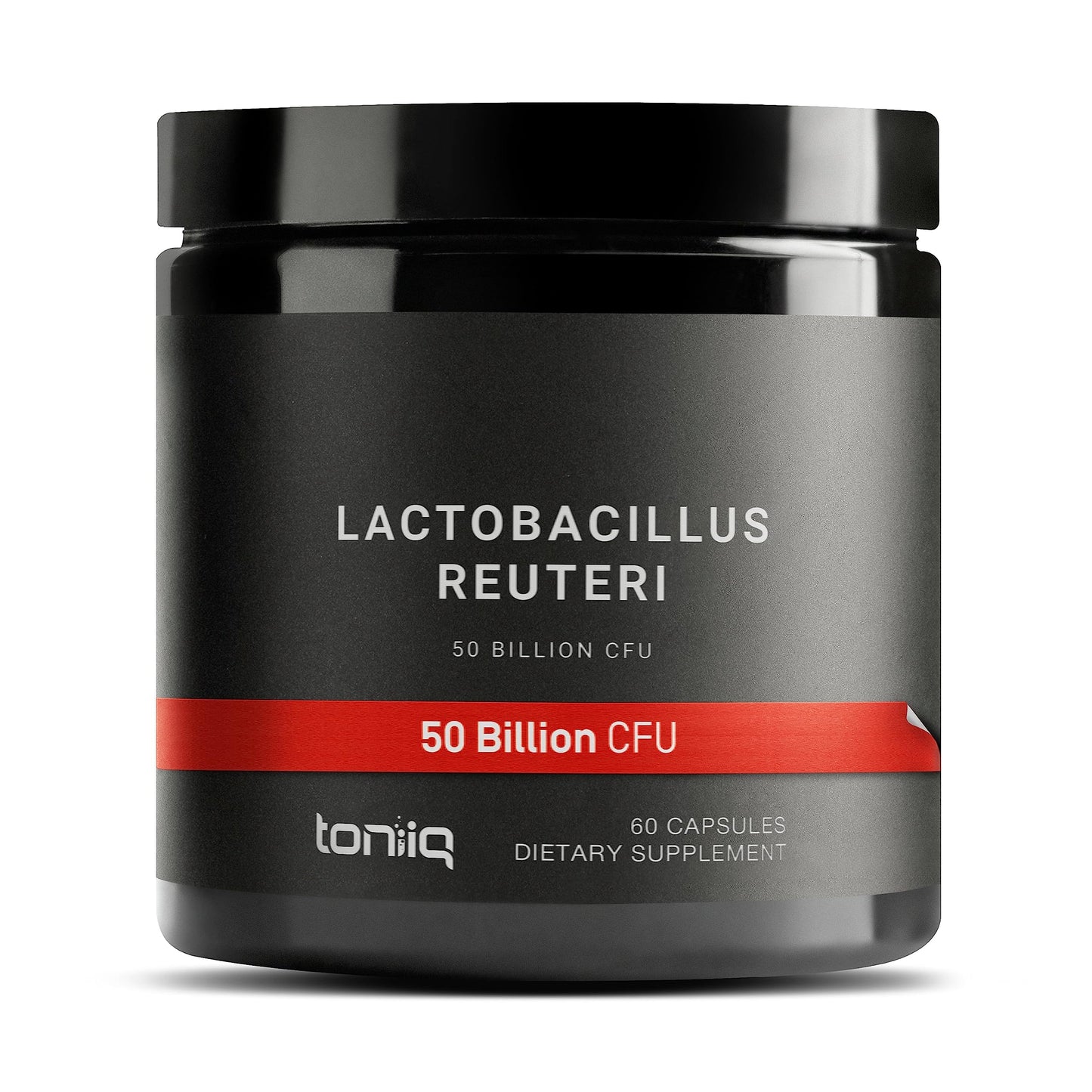 Toniiq 50 Billion CFU Lactobacillus Reuteri Probiotic - 60 Vegetarian Capsules | 60 Servings