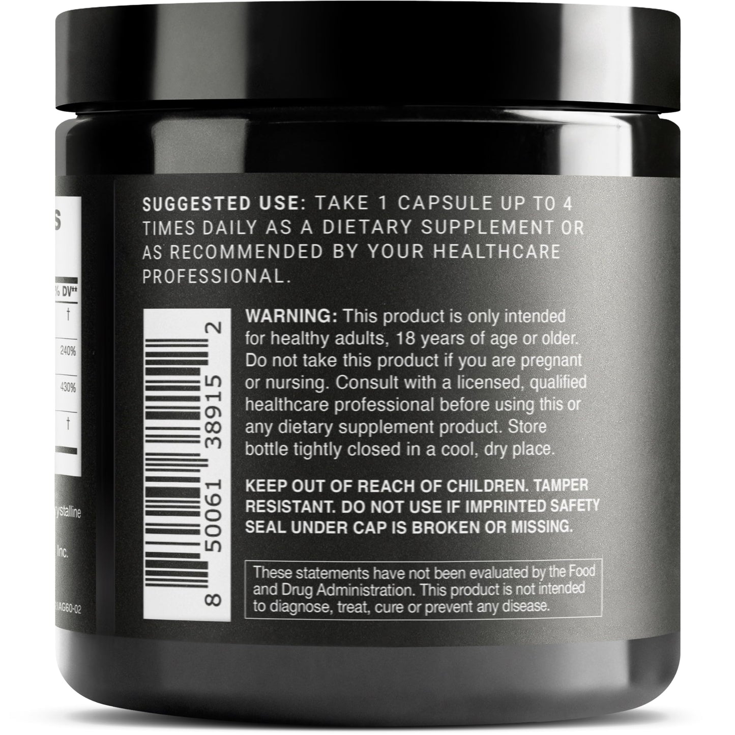 Toniiq NAD+ Ultra High Potency 1400mg | RiaGev D-Ribose Nicotinamide Niacin | 3rd Party Tested