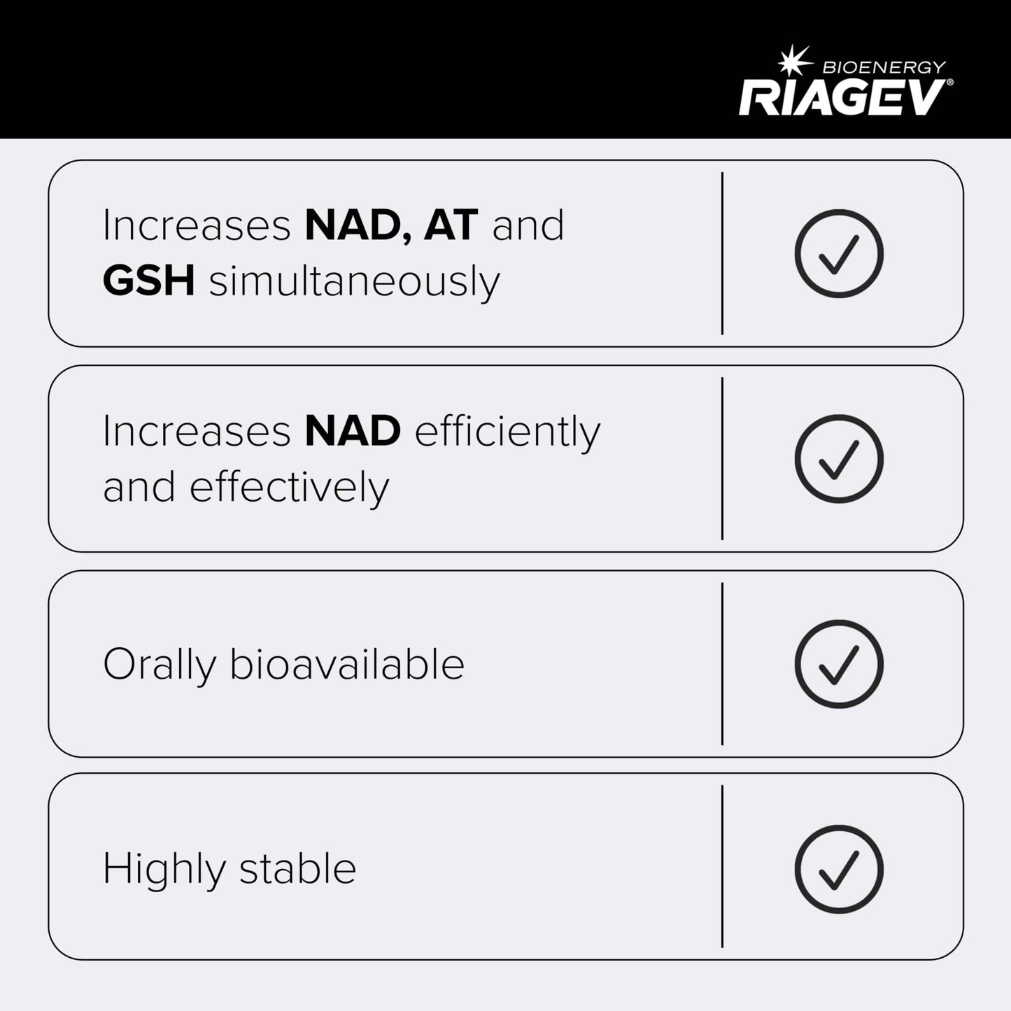 Toniiq NAD+ Ultra High Potency 1400mg | RiaGev D-Ribose Nicotinamide Niacin | 3rd Party Tested