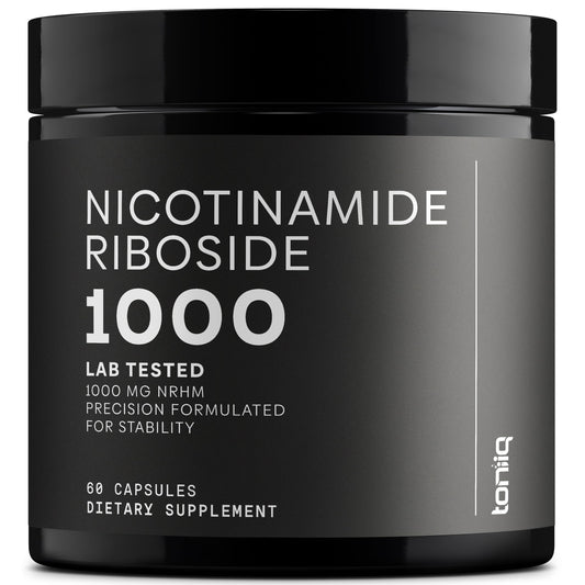 Toniiq Nicotinamide Riboside 1000 mg – High-Potency NR Supplement (60 Veg Capsules) | Third-Party Tested BritishVita | Premium UK Vitamins & Wellness Supplements