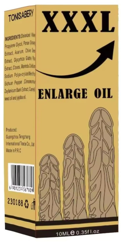 Tonisabery Men's Herbal Massage Oil – Natural Formula for Skin Hydration, 10mL