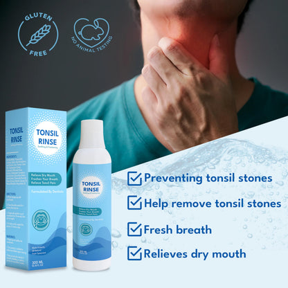 Tonsil Stone Mouth Wash - Natural Herbal Rinse for Tonsil Stones, 300ml