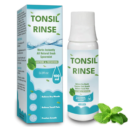 Tonsil Stone Mouthwash – Natural Oral Rinse for Bad Breath & Dry Mouth (100 ml)