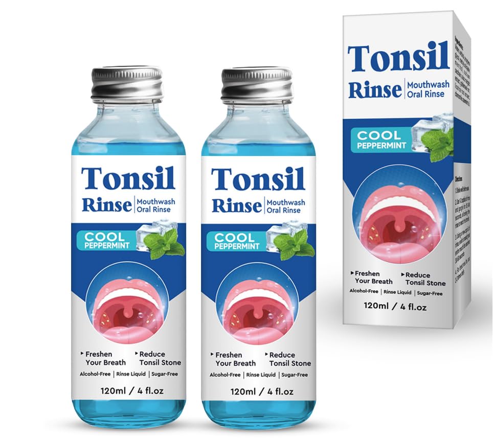 Tonsil Stone Remover Mouthwash 2-Pack – Soothe Tonsils & Fresh Breath