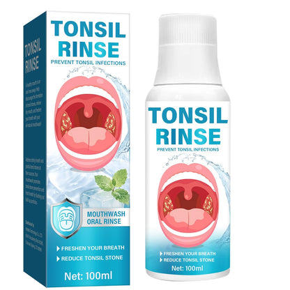 Tonsil Stone Remover Mouthwash - Natural Ingredients, Fresh Breath