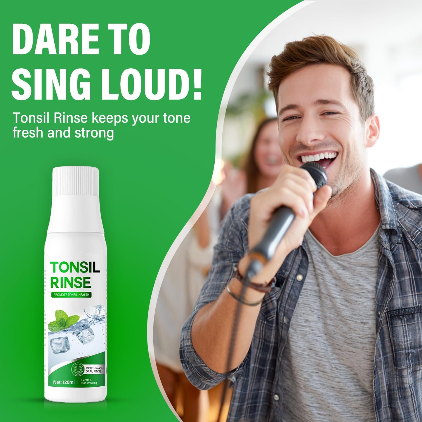 Tonsil Stone Remover Mouthwash - Natural Relief for Tonsil Stones & Fresh Breath