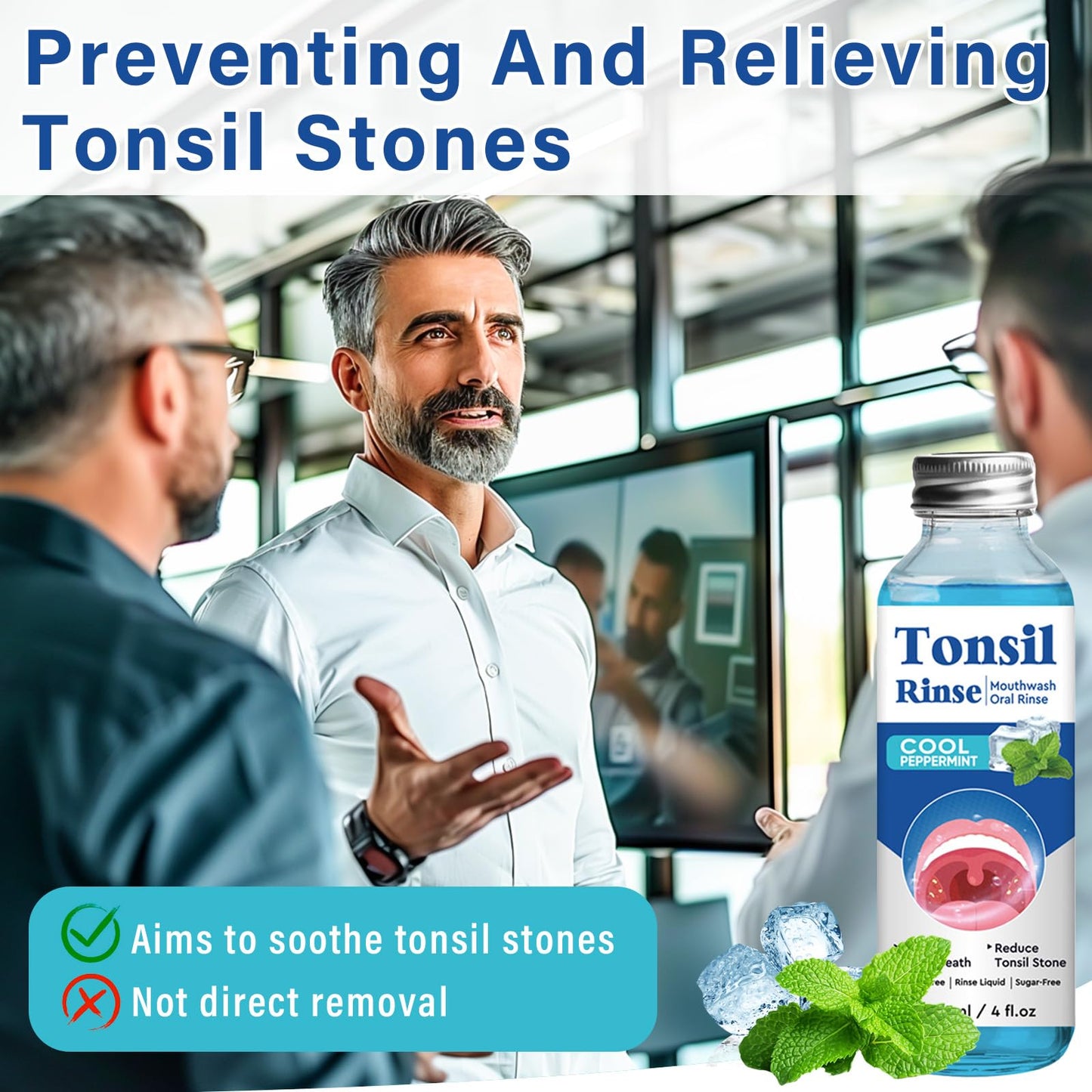 Tonsil Stone Remover Mouthwash – Soothe Tonsils, Fresh Breath