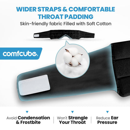 Face Ice Pack for Wisdom Teeth - 2 Hour Cold Therapy Head Wrap | TMJ & Oral Pain Relief