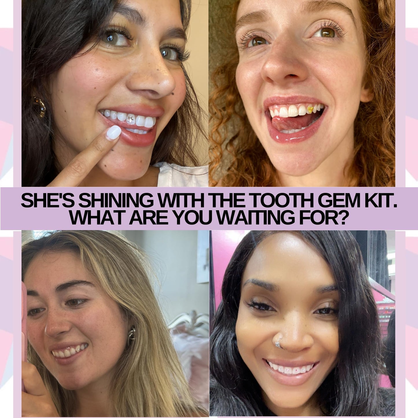 Tooth Gem Kit Pro for Beginners & Pros – 30+ Gems, Glue & UV Light, Made in USA