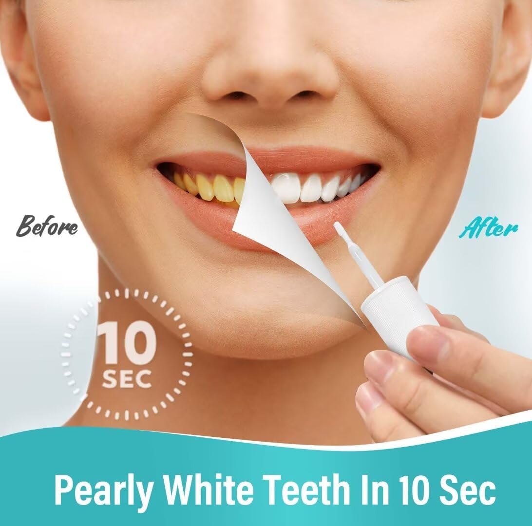Tooth Paint – Instant White Teeth Whitening Kit | Portable Teeth Whitening Paint for a Confident Smile