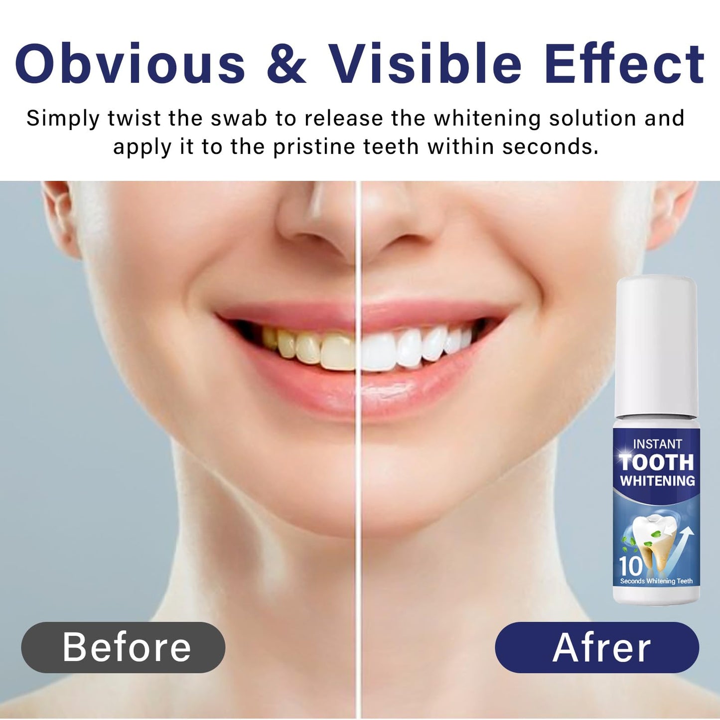 Tooth Paint Teeth Whitening Kit | Simple & Portable White Paint for Teeth - Regain Confident Smile