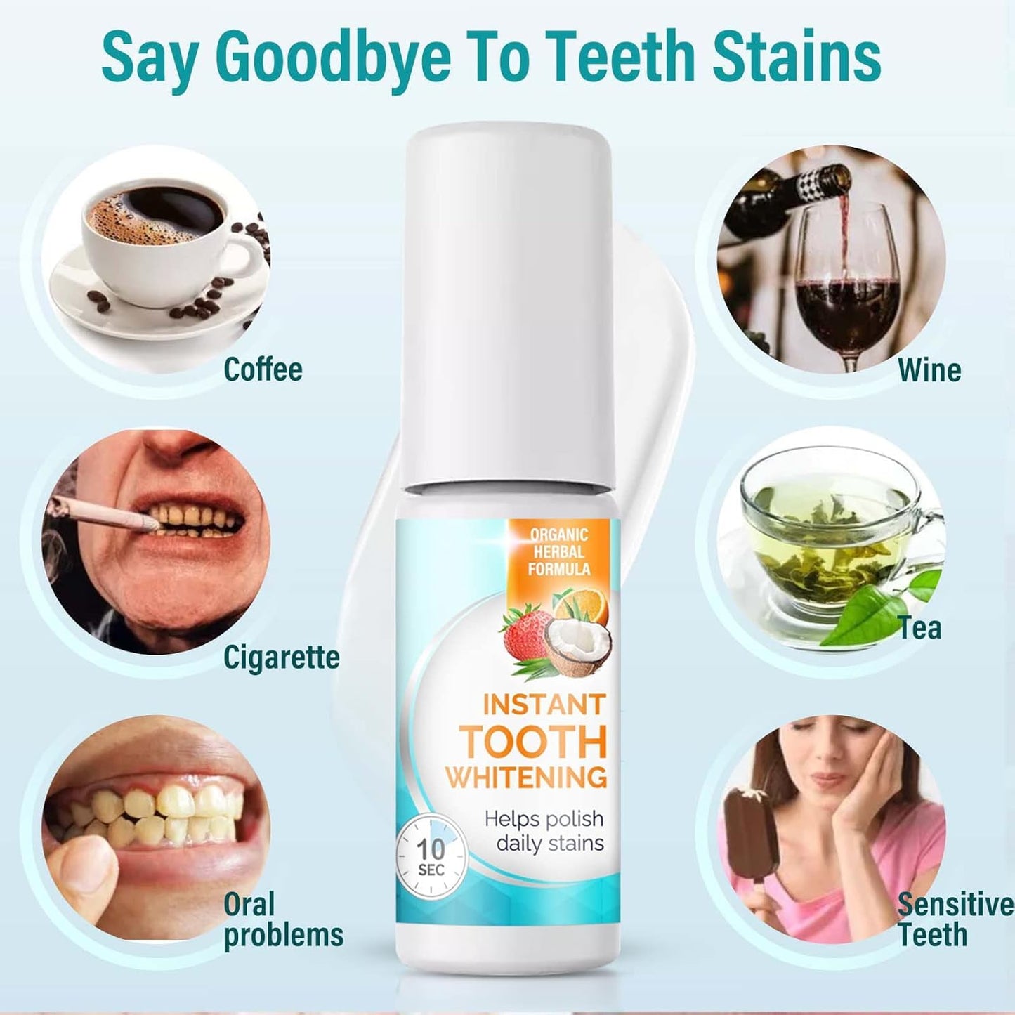 Tooth Paint - Instant Teeth Whitening Paint | Safe, Gentle & Long-Lasting White Smile