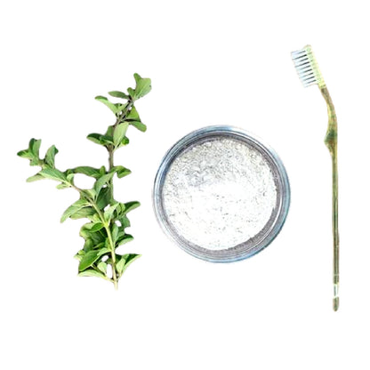 Tooth Powder with Mint & Myrrh Gum – Natural Fluoride-Free Whitening 1.5 oz (2 Pack) | Valhalla Spa Organics