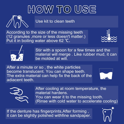 Tooth Repair Kit – Moldable Tooth Filling & DIY Dental Restoration