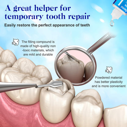 Tooth Repair Kit – Zinc Oxide Eugenol Cement for Temporary Teeth Restoration