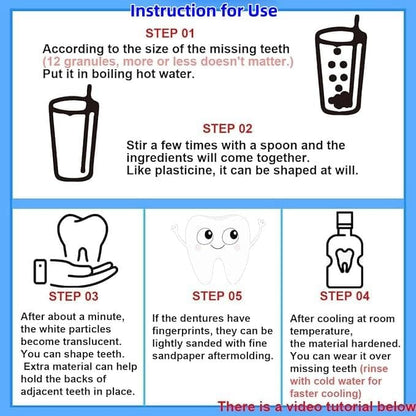 Tooth Repair Kit – Moldable Tooth Filling DIY Dental Care