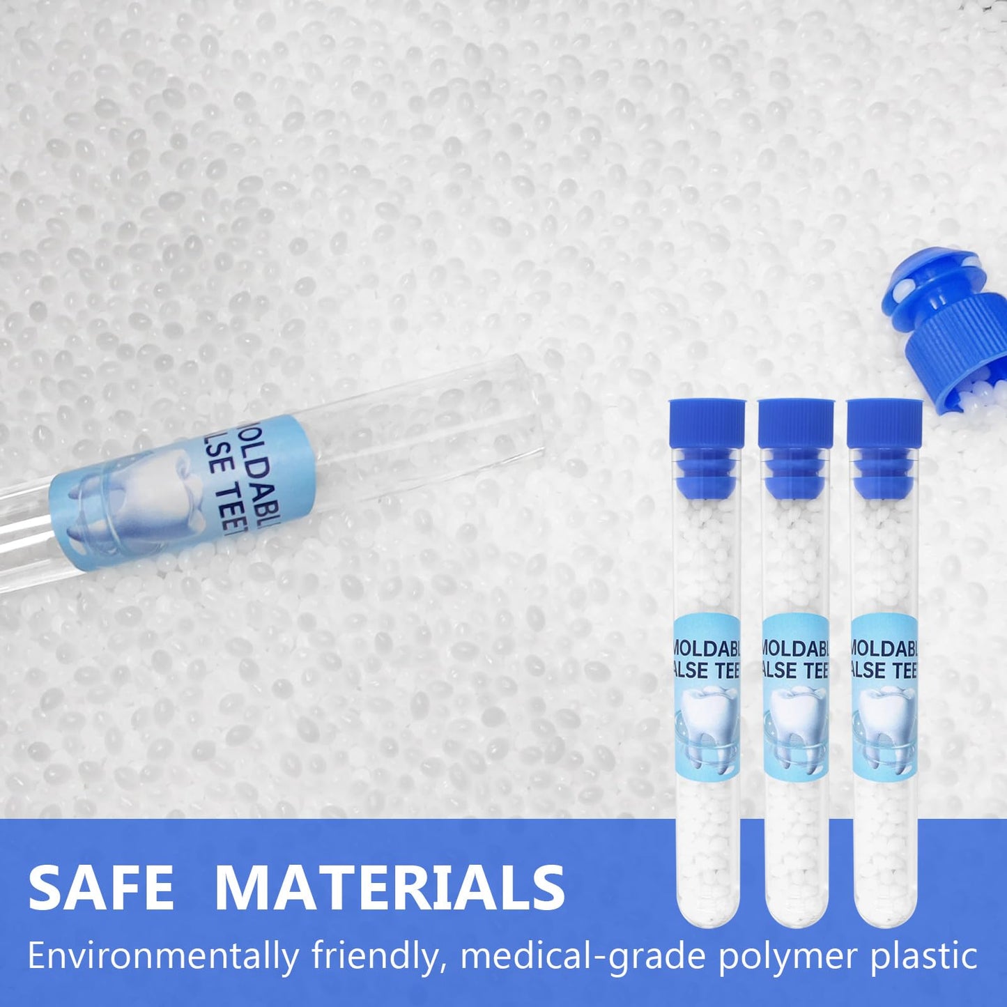 Tooth Repair Kit – Moldable False Teeth | DIY Temporary Fill, Safe & Non-Toxic