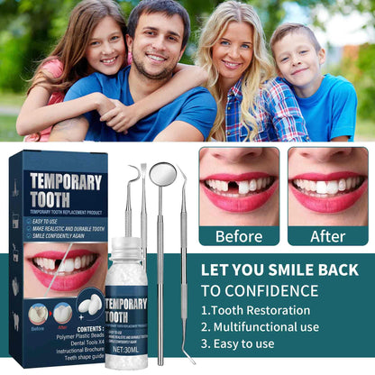 Tooth Repair Kit – Moldable Filling, Temporary Replacement, DIY Dental Care Kit