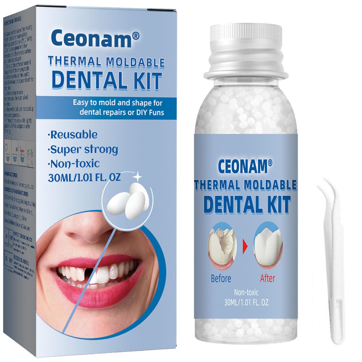 Tooth Repair Kit – DIY Teeth Restoration with Heat Fit Beads