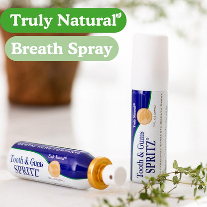 Tooth & Gums Spritz - Fresh Breath Instantly | Natural Alcohol-Free Breath Spray