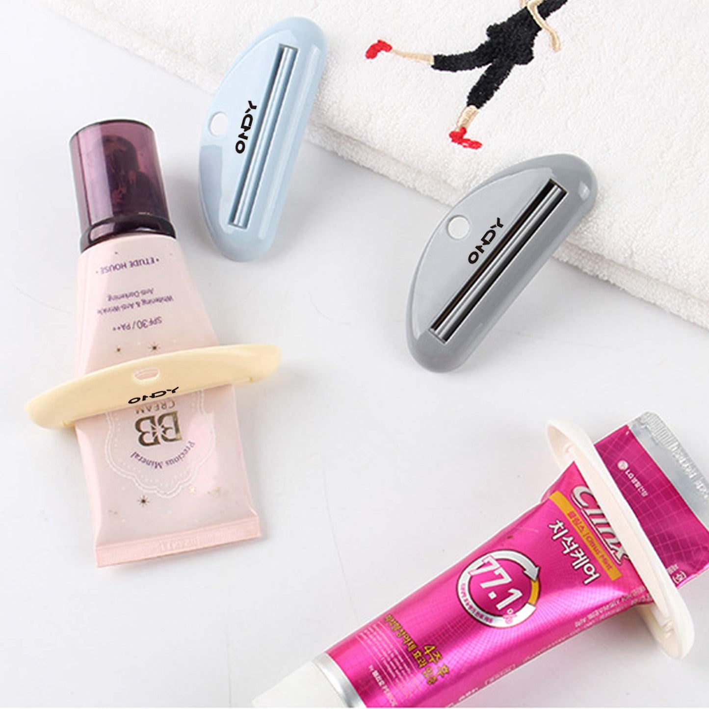 4 Pack Tube Squeezers – Toothpaste, Cosmetics, Hand Cream & More