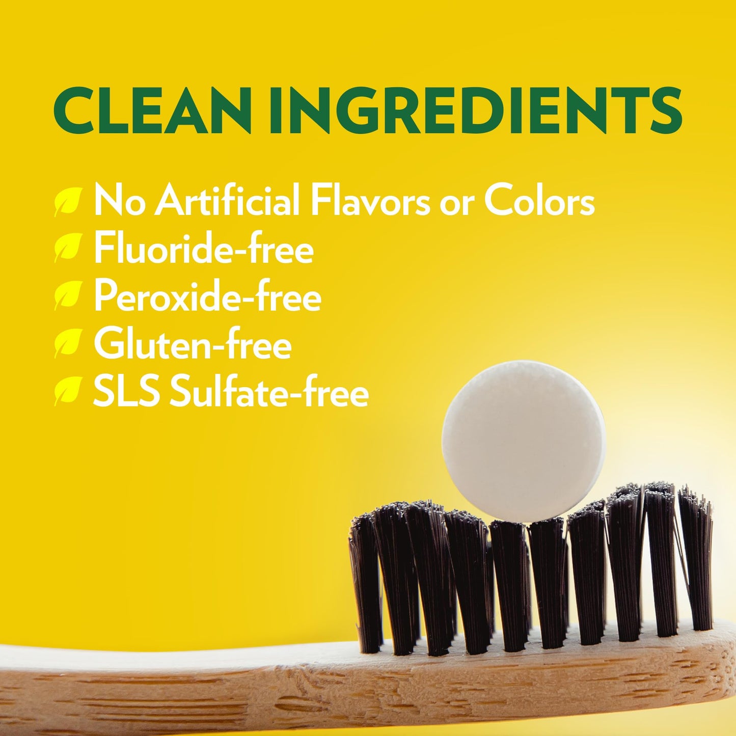 Candy Cane Toothpaste Tablets – Nano Hydroxyapatite, Fluoride Free | 90 Tabs
