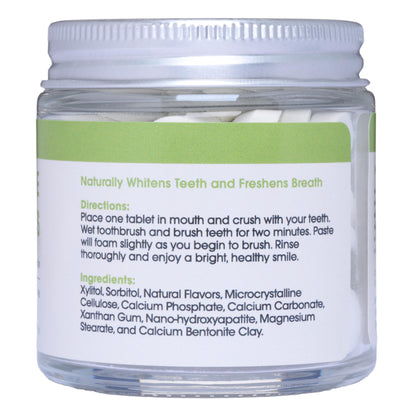Toothpaste Tablets – Strawberry Kiwi | Nano Hydroxyapatite Chewable, Fluoride Free | 90 Tabs