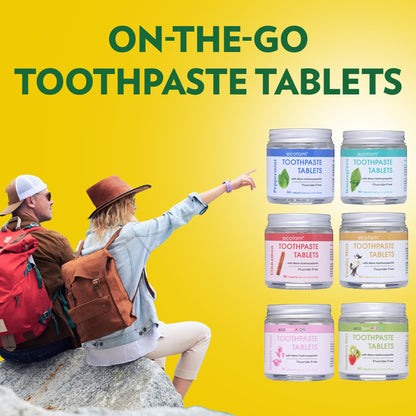 Toothpaste Tablets Vanilla Mint – Nano Hydroxyapatite, Fluoride Free, 350 Tabs