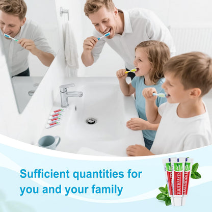 60 Tubes Travel Size Toothpaste Bulk Pack – Mint, 0.17 oz, Disposable