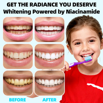 Niacinamide Whitening Toothpaste - Fluoride-Free, Gentle on Sensitive Teeth - 3.53 oz