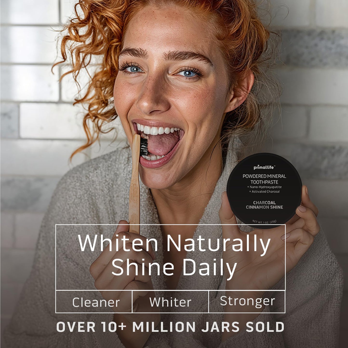 Dirty Mouth Toothpowder | Primal Life Organics – Organic, Vegan Toothpowder with Kaolin & Bentonite Clay, Charcoal Cinnamon
