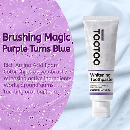 TooToo Niacinamide Whitening Toothpaste – Fluoride Free, Stain Removal, Fresh Breath (4.2oz)
