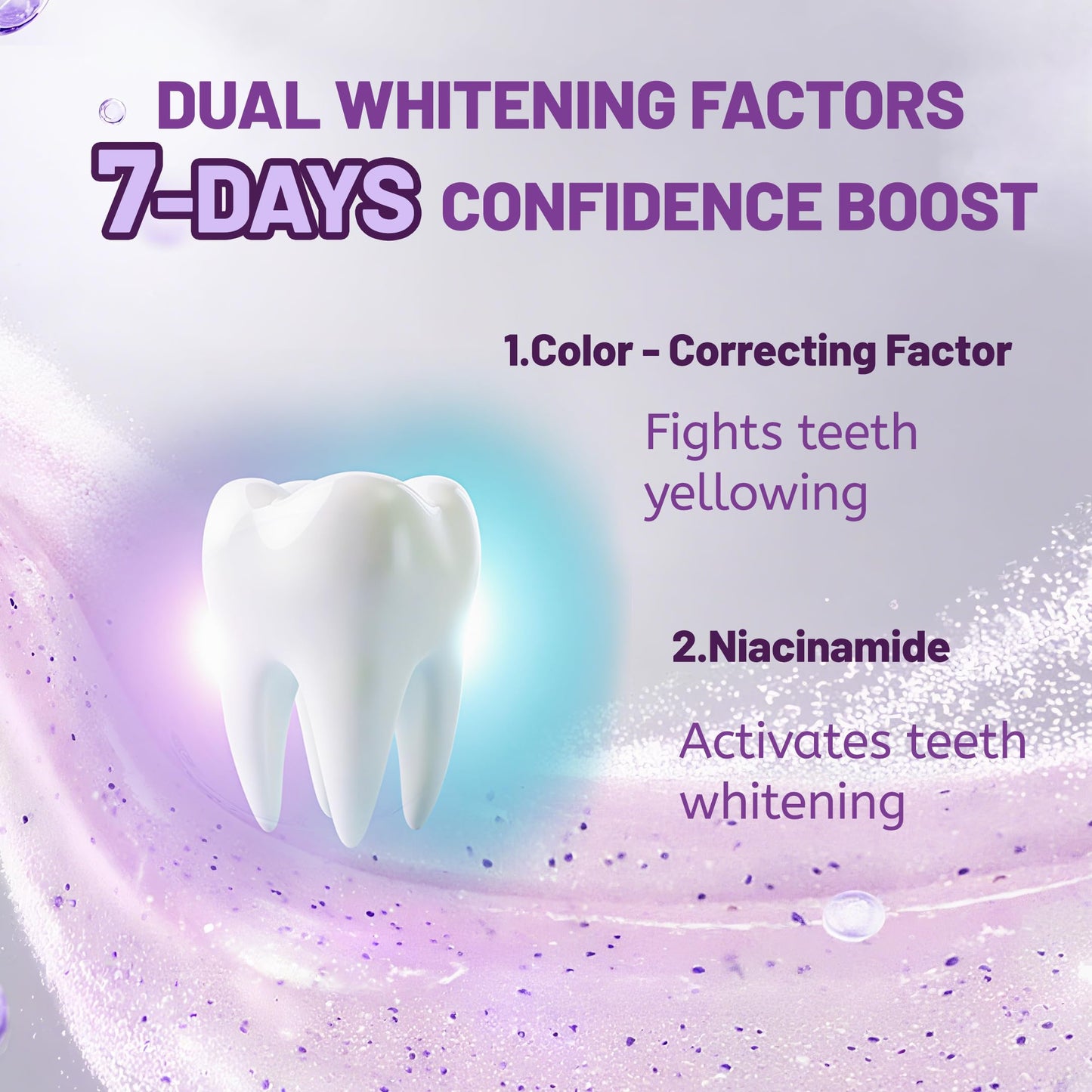 TooToo Niacinamide Whitening Toothpaste – Fluoride Free, Stain Removal, Fresh Breath (4.2oz)
